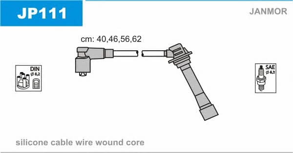 Janmor JP111 Ignition cable kit JP111: Buy near me in Poland at 2407.PL - Good price!