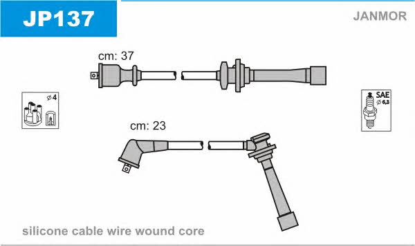 Janmor JP137 Zündkabel kit JP137: Kaufen Sie zu einem guten Preis in Polen bei 2407.PL!