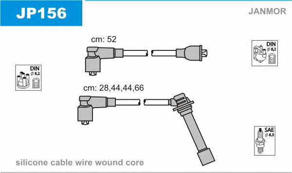 Janmor JP156 Ignition cable kit JP156: Buy near me in Poland at 2407.PL - Good price!