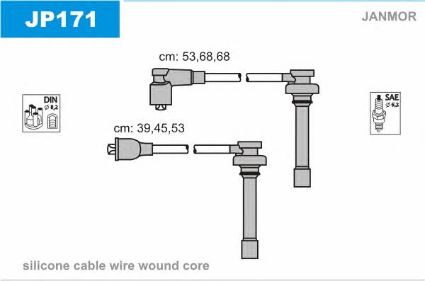 Janmor JP171 Ignition cable kit JP171: Buy near me in Poland at 2407.PL - Good price!