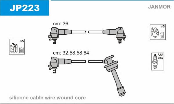 Janmor JP223 Ignition cable kit JP223: Buy near me at 2407.PL in Poland at an Affordable price!