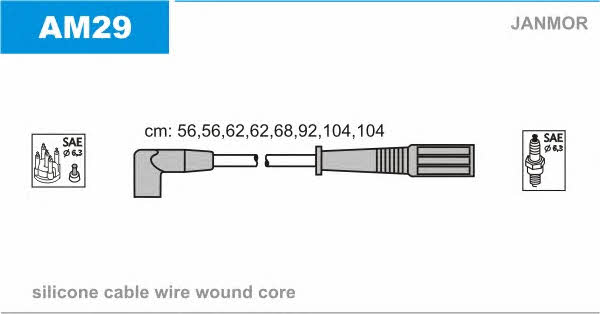 Janmor AM29 Ignition cable kit AM29: Buy near me in Poland at 2407.PL - Good price!