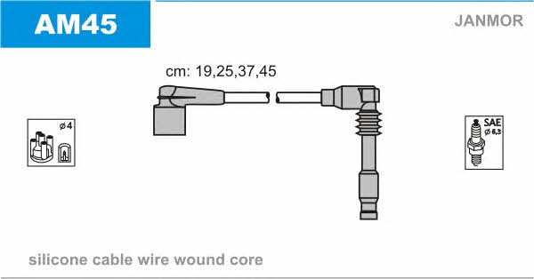 Janmor AM45 Ignition cable kit AM45: Buy near me in Poland at 2407.PL - Good price!