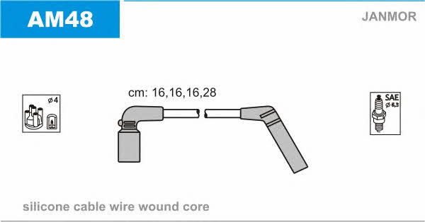 Janmor AM48 Ignition cable kit AM48: Buy near me in Poland at 2407.PL - Good price!