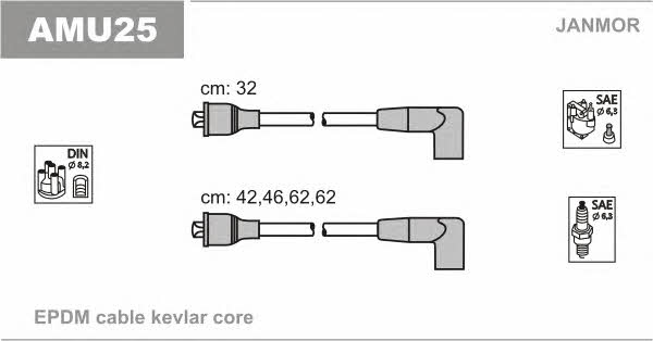 Janmor AMU25 Zündkabel kit AMU25: Kaufen Sie zu einem guten Preis in Polen bei 2407.PL!