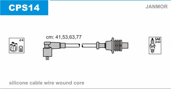 Janmor CPS14 Ignition cable kit CPS14: Buy near me in Poland at 2407.PL - Good price!