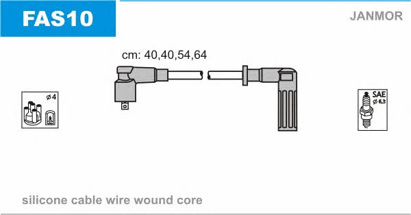 Janmor FAS10 Ignition cable kit FAS10: Buy near me in Poland at 2407.PL - Good price!