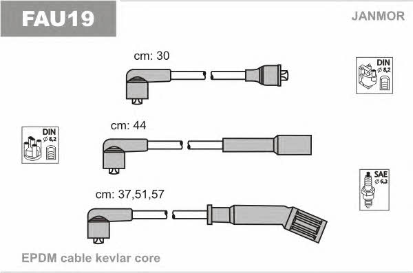 Janmor FAU19 Zündkabel kit FAU19: Kaufen Sie zu einem guten Preis in Polen bei 2407.PL!