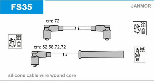 Janmor FS35 Zündkabel kit FS35: Kaufen Sie zu einem guten Preis in Polen bei 2407.PL!