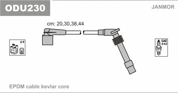 Janmor ODU230 Ignition cable kit ODU230: Buy near me in Poland at 2407.PL - Good price!