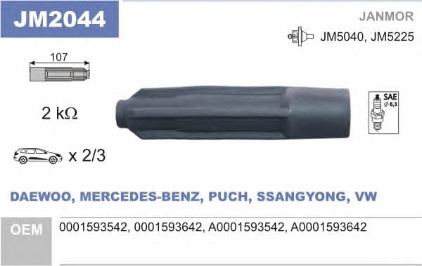 Janmor JM2044 Накінечник дроту високовольтного JM2044: Купити у Польщі - Добра ціна на 2407.PL!