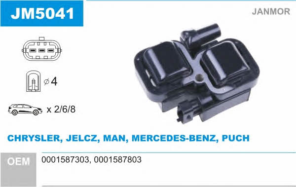 Janmor JM5041 Ignition coil JM5041: Buy near me at 2407.PL in Poland at an Affordable price!