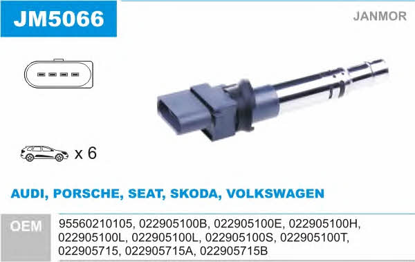 Janmor JM5066 Ignition coil JM5066: Buy near me in Poland at 2407.PL - Good price!
