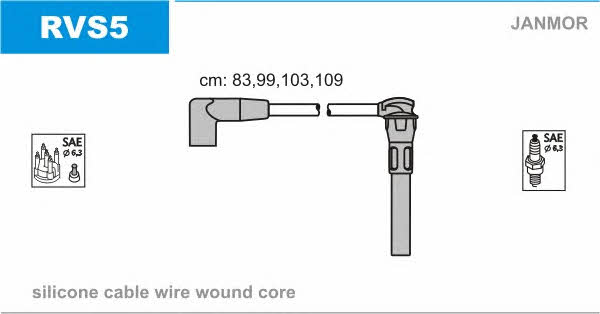 Janmor RVS5 Ignition cable kit RVS5: Buy near me in Poland at 2407.PL - Good price!