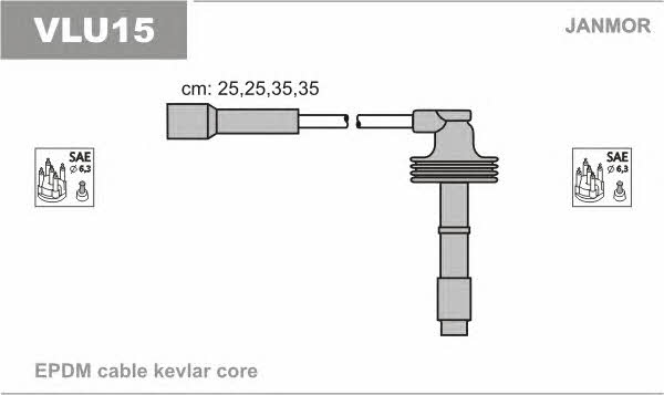 Janmor VLU15 Ignition cable kit VLU15: Buy near me in Poland at 2407.PL - Good price!