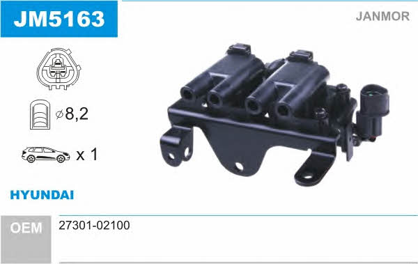 Janmor JM5163 Zündspule JM5163: Kaufen Sie zu einem guten Preis in Polen bei 2407.PL!