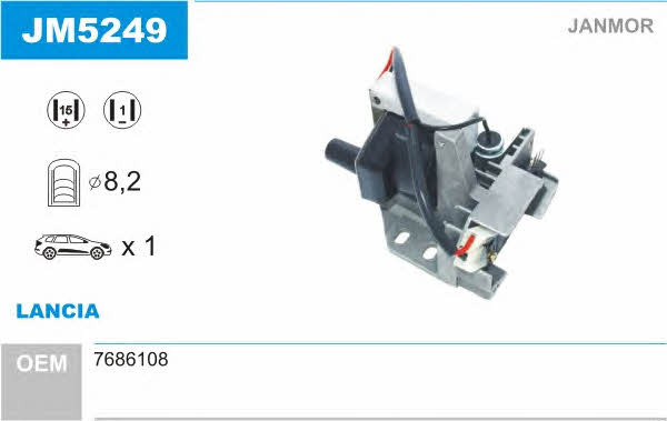 Janmor JM5249 Котушка запалювання JM5249: Приваблива ціна - Купити у Польщі на 2407.PL!