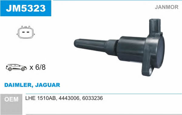 Janmor JM5323 Zündspule JM5323: Kaufen Sie zu einem guten Preis in Polen bei 2407.PL!
