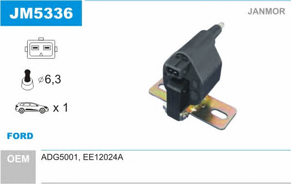 Janmor JM5336 Cewka zapłonowa JM5336: Dobra cena w Polsce na 2407.PL - Kup Teraz!