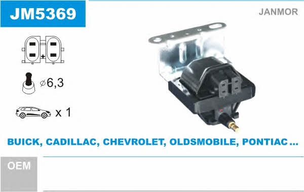 Janmor JM5369 Ignition coil JM5369: Buy near me in Poland at 2407.PL - Good price!