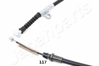 Japanparts BC-117 Parking brake cable left BC117: Buy near me in Poland at 2407.PL - Good price!