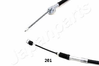Japanparts BC-201 Parking brake cable, right BC201: Buy near me in Poland at 2407.PL - Good price!
