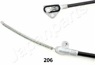 Japanparts BC-206 Parking brake cable left BC206: Buy near me in Poland at 2407.PL - Good price!