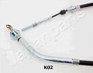 Japanparts BC-K02 Cable Pull, parking brake BCK02: Buy near me in Poland at 2407.PL - Good price!