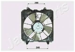 Japanparts VNT192001 Hub, engine cooling fan wheel VNT192001: Buy near me in Poland at 2407.PL - Good price!