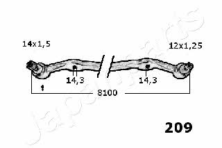 Japanparts CR-209 Steering tie rod CR209: Buy near me at 2407.PL in Poland at an Affordable price!