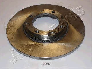 Japanparts DI-204 Unventilated front brake disc DI204: Buy near me in Poland at 2407.PL - Good price!