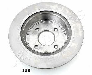Japanparts DP-108 Rear brake disc, non-ventilated DP108: Buy near me at 2407.PL in Poland at an Affordable price!