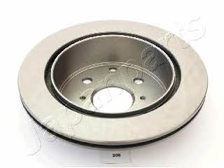 Japanparts DP-206 Rear ventilated brake disc DP206: Buy near me in Poland at 2407.PL - Good price!