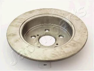 Japanparts DP-231 Rear brake disc, non-ventilated DP231: Buy near me in Poland at 2407.PL - Good price!