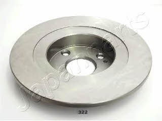 Japanparts DP-322 Rear brake disc, non-ventilated DP322: Buy near me in Poland at 2407.PL - Good price!