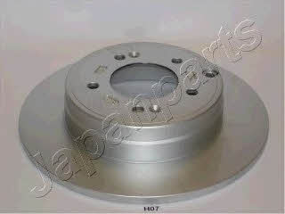 Japanparts DP-H07 Rear brake disc, non-ventilated DPH07: Buy near me in Poland at 2407.PL - Good price!