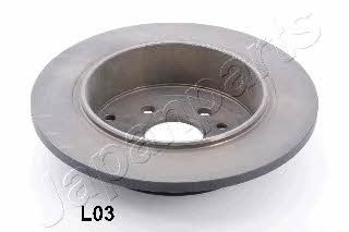 Japanparts DP-L03 Rear brake disc, non-ventilated DPL03: Buy near me in Poland at 2407.PL - Good price!