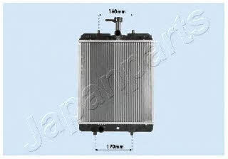 Japanparts RDA033068 Radiator, engine cooling RDA033068: Buy near me at 2407.PL in Poland at an Affordable price!
