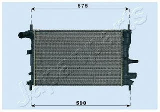 Japanparts RDA053062 Радиатор охлаждения двигателя RDA053062: Отличная цена - Купить в Польше на 2407.PL!