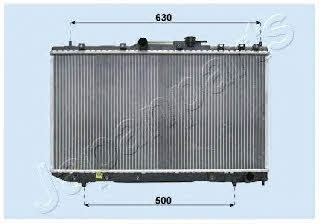 Japanparts RDA153007 Радиатор охлаждения двигателя RDA153007: Отличная цена - Купить в Польше на 2407.PL!