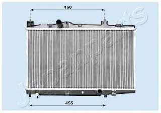 Japanparts RDA153009 Радиатор охлаждения двигателя RDA153009: Отличная цена - Купить в Польше на 2407.PL!
