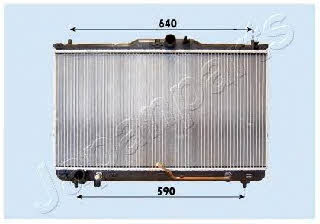 Japanparts RDA283092 Radiator, engine cooling RDA283092: Buy near me at 2407.PL in Poland at an Affordable price!