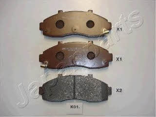 Japanparts PA-K01AF Brake Pad Set, disc brake PAK01AF: Buy near me in Poland at 2407.PL - Good price!