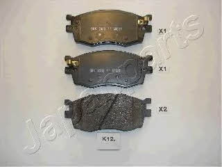 Japanparts PA-K12AF Brake Pad Set, disc brake PAK12AF: Buy near me in Poland at 2407.PL - Good price!