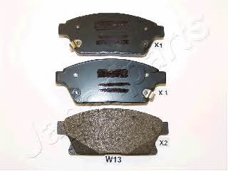 Japanparts PA-W13AF Brake Pad Set, disc brake PAW13AF: Buy near me in Poland at 2407.PL - Good price!