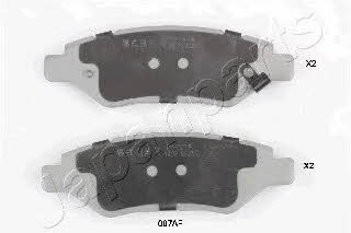 Japanparts PP-007AF Brake Pad Set, disc brake PP007AF: Buy near me in Poland at 2407.PL - Good price!
