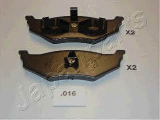 Japanparts PP-016AF Brake Pad Set, disc brake PP016AF: Buy near me in Poland at 2407.PL - Good price!