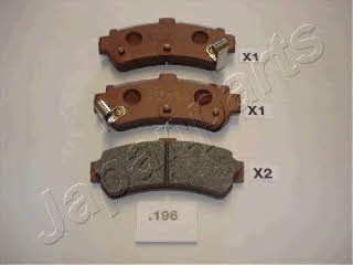 Japanparts PP-196AF Brake Pad Set, disc brake PP196AF: Buy near me in Poland at 2407.PL - Good price!