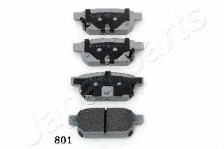 Japanparts PP-801AF Brake Pad Set, disc brake PP801AF: Buy near me at 2407.PL in Poland at an Affordable price!