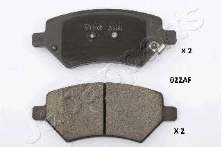 Japanparts PA-022AF Brake Pad Set, disc brake PA022AF: Buy near me in Poland at 2407.PL - Good price!